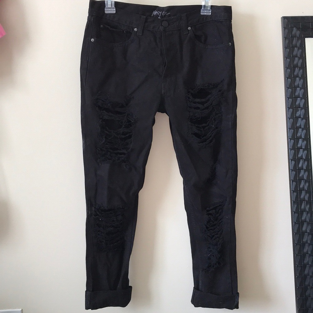 Black Ripped Jeans